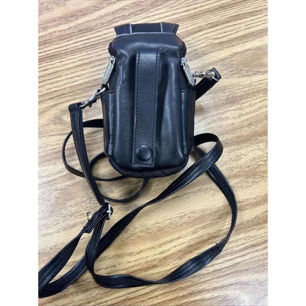Targus Black Leather Lens Carry Case Digital Camera Case TPT 024-10